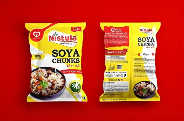 Nistula Soya Chunks Packaging